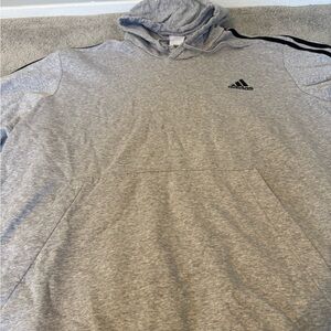 Adidas Heather Gray Men's Hoodie